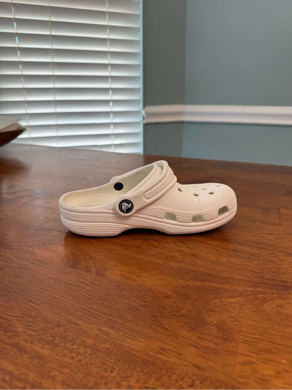 Crocs Classic Clog White Slip On Comfort Shoes size J1 kids size 1 unisex